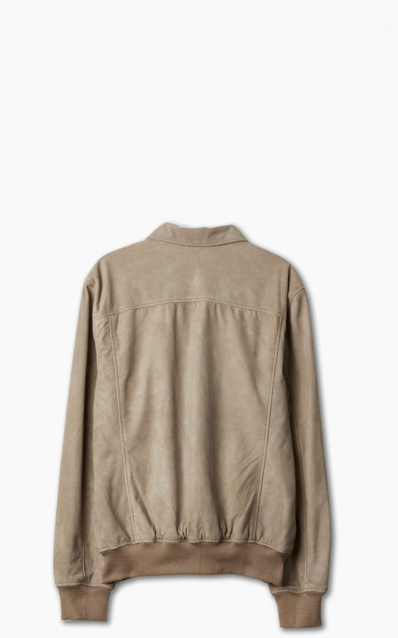 Schott NYC LCYALESS Jacket Suede Dark Beige