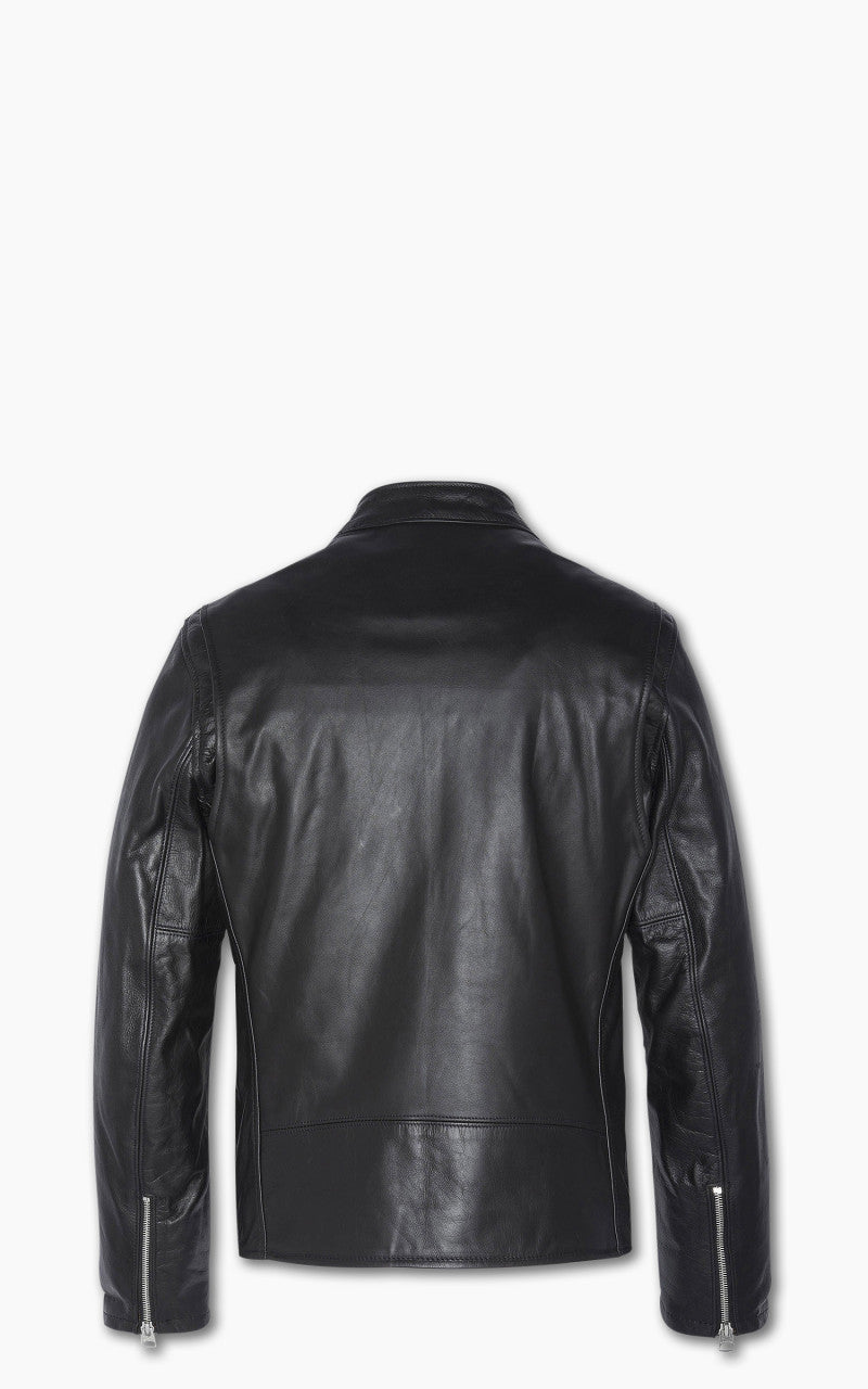 Schott NYC Racer Leather Jacket 100th Anniversary Mythical Black