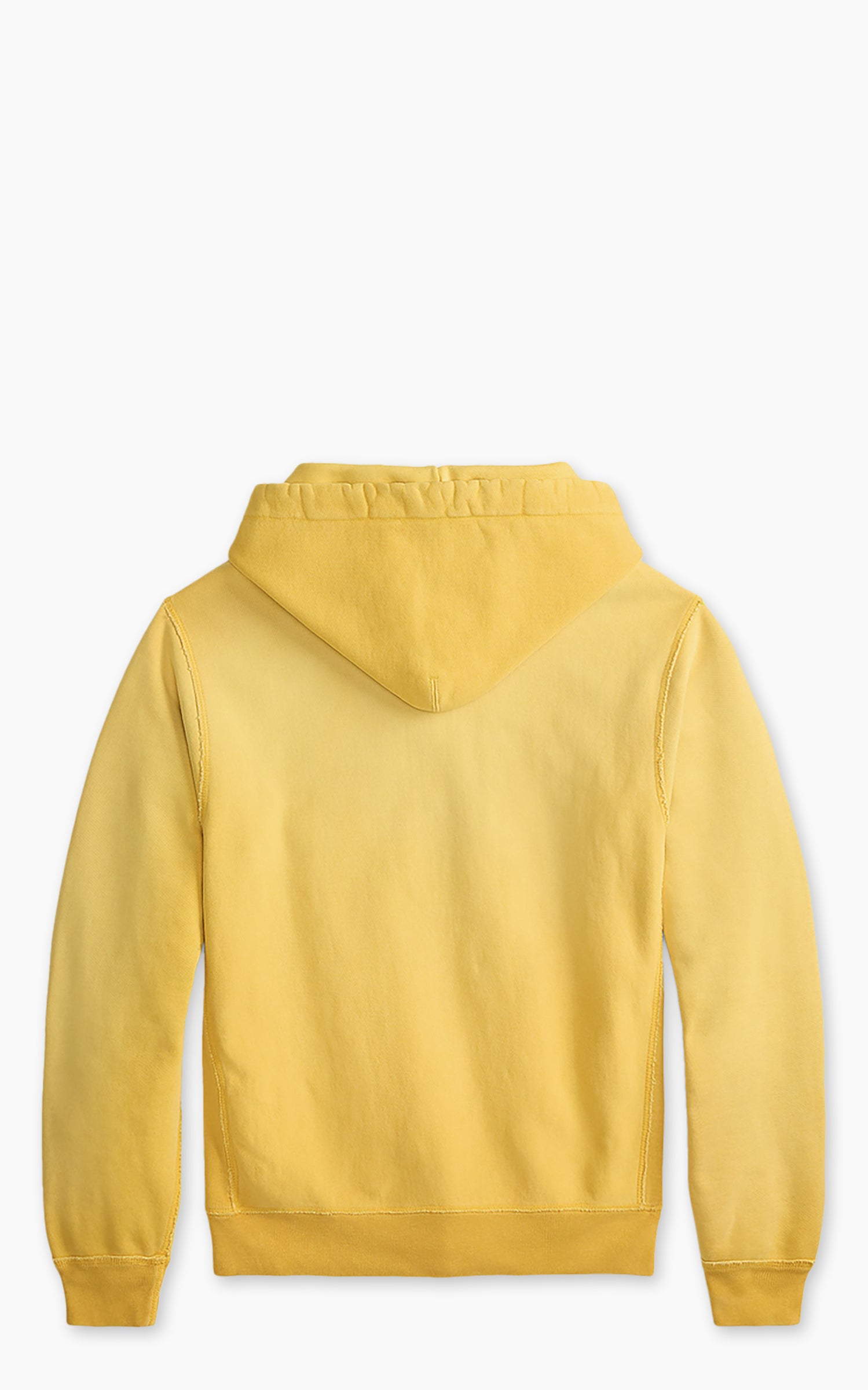 RRL Garment-Dyed Fleece Hoodie Campus Yellow