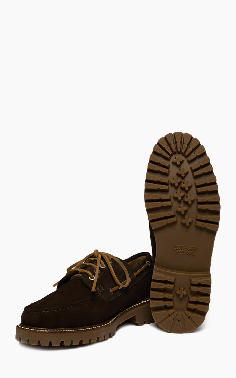 G.H. Bass Ranger Camp Moc Suede Chocolate Suede