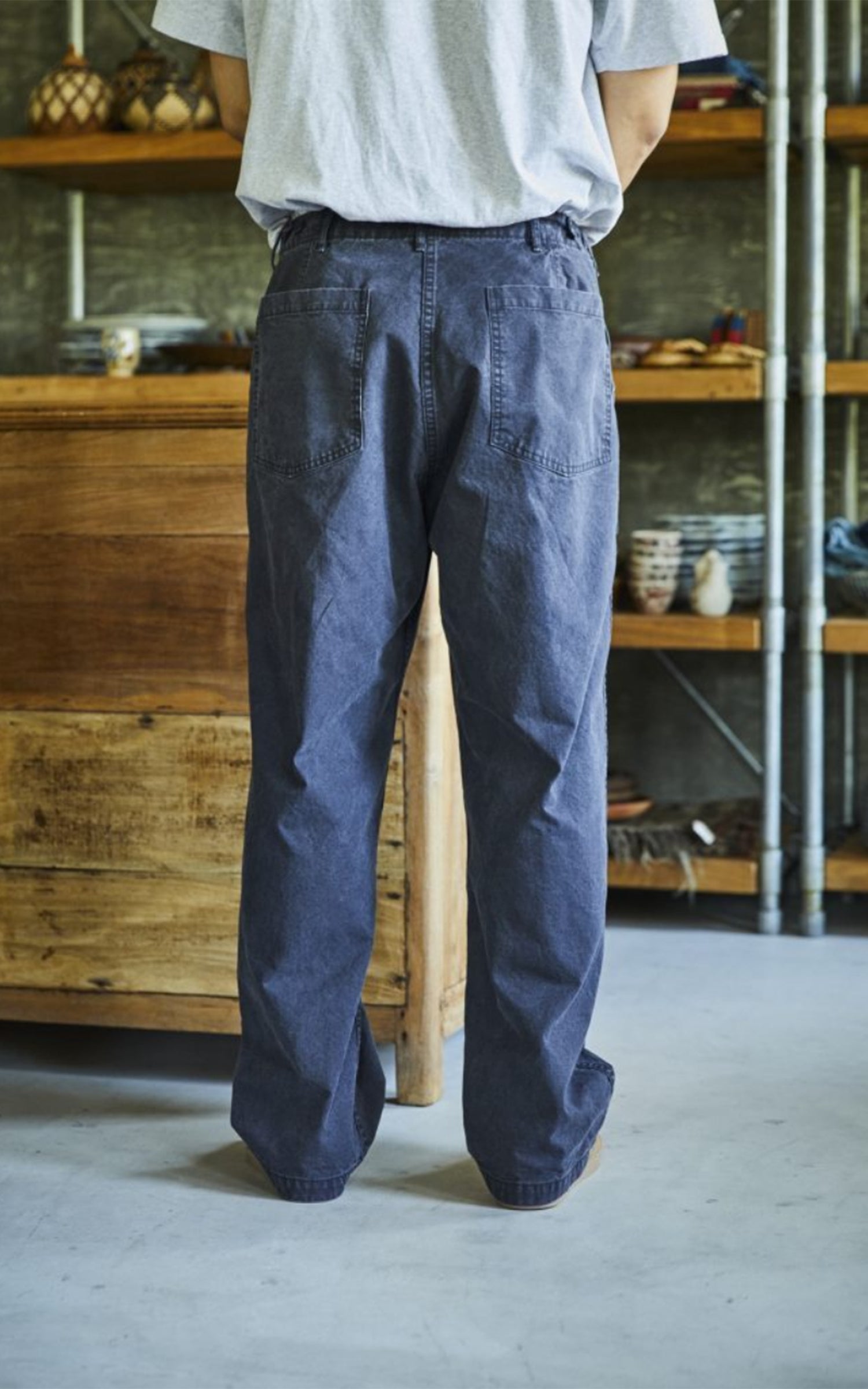 OrSlow Summer Fatigue Pants Cotton Black