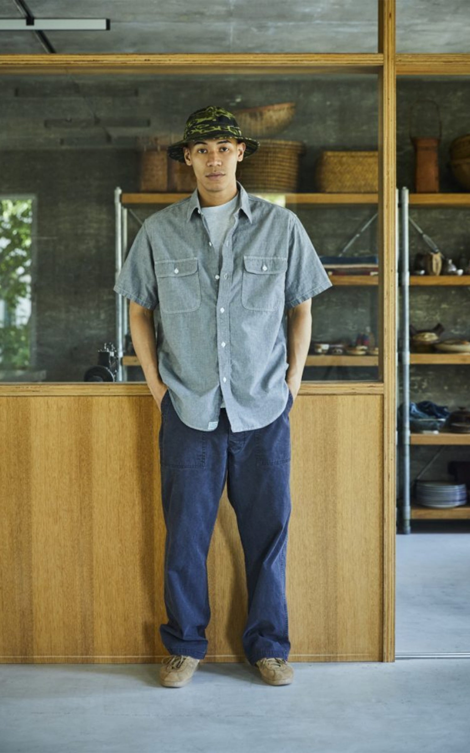 OrSlow Summer Fatigue Pants Cotton Black