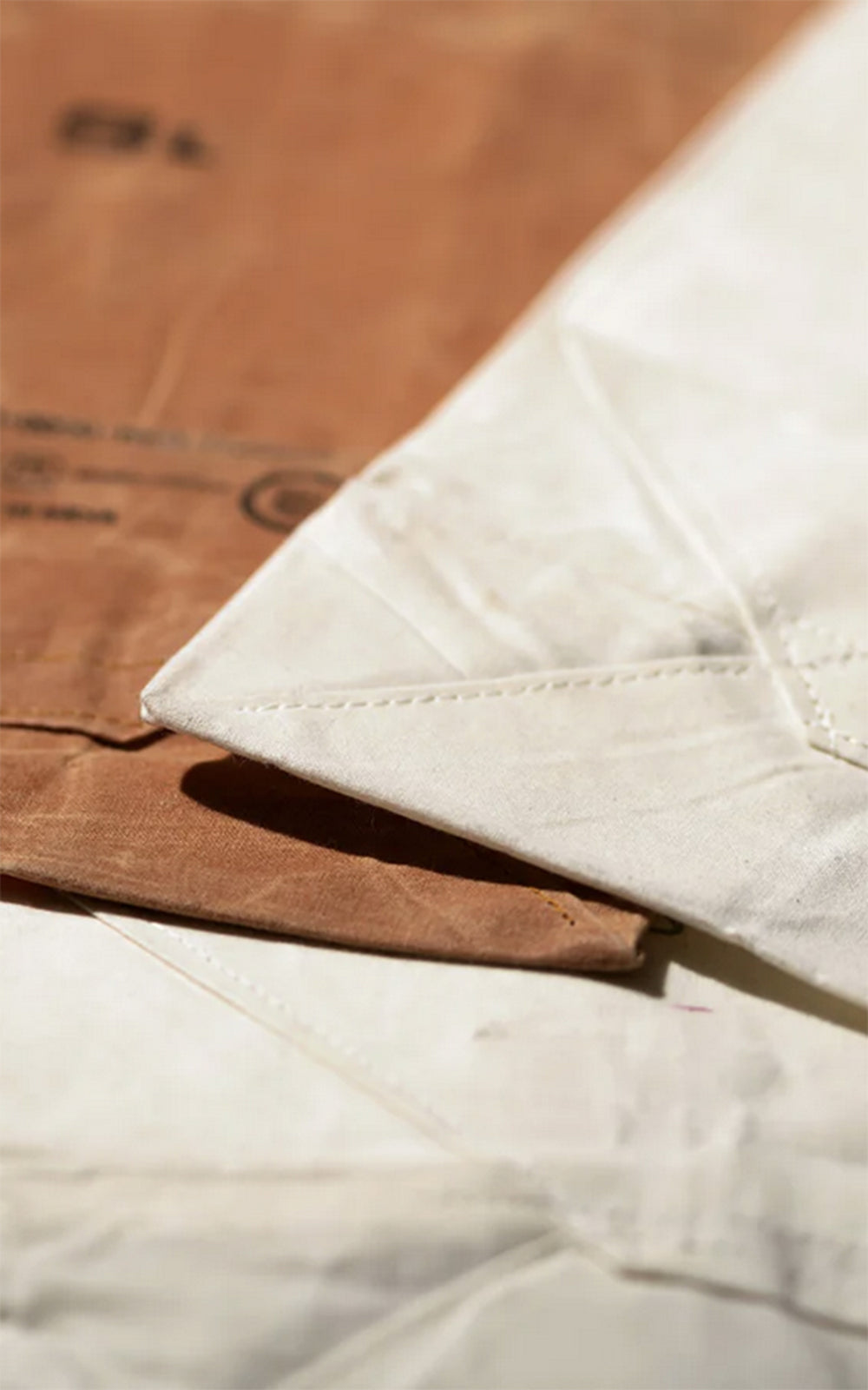 Puebco Grocery Bag Waxed Cotton 23L Brown
