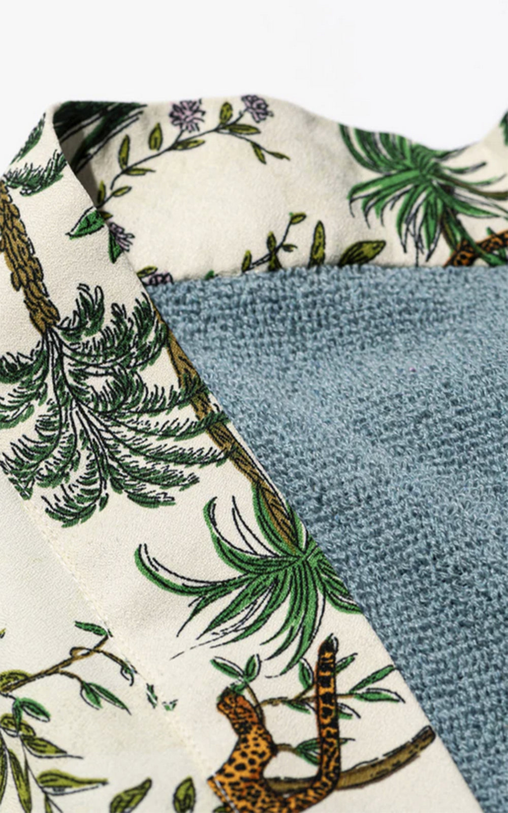 Puebco Printed Reversible Bathrobe Jungle