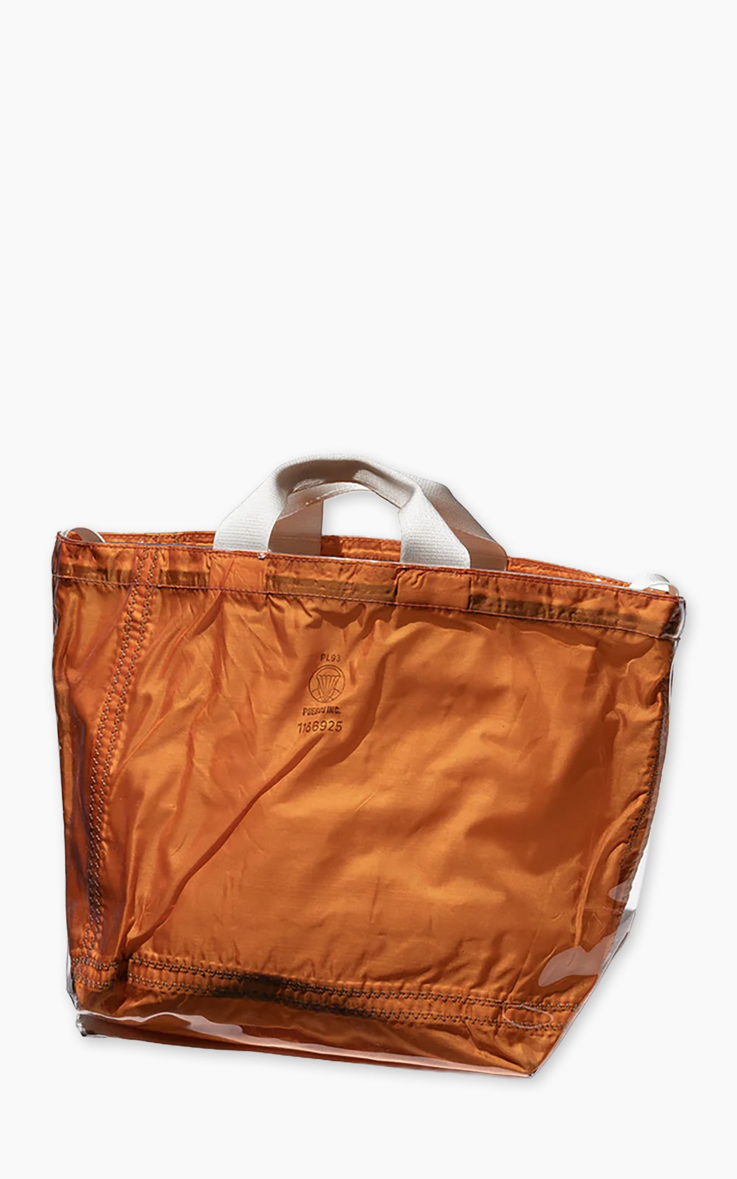 Puebco Schultertasche mit Abdeckung aus Fallschirmstoff, orange