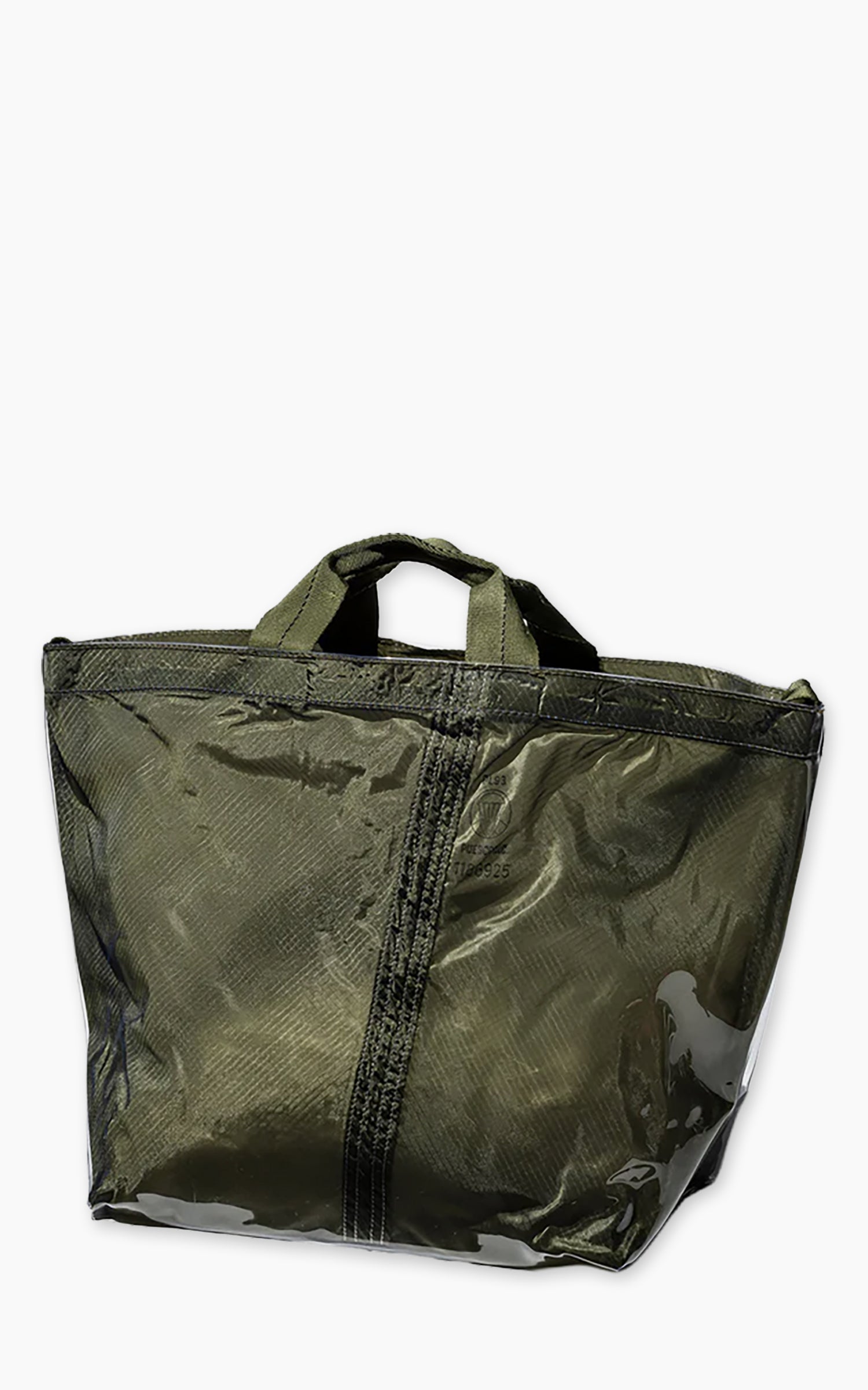 Puebco Schultertasche mit Fallschirmbezug Olive