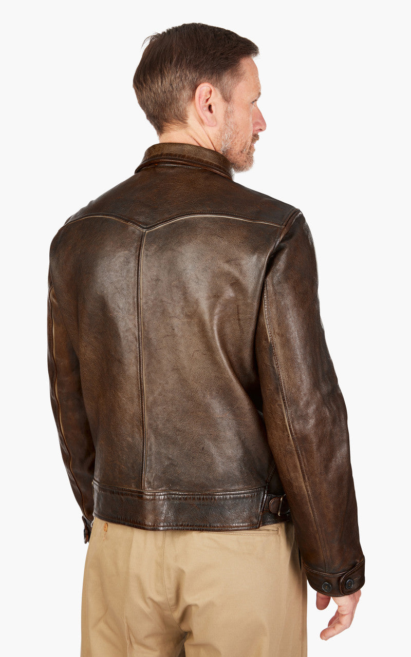 Shangri-La Heritage Cossack Leather Jacket Deserto