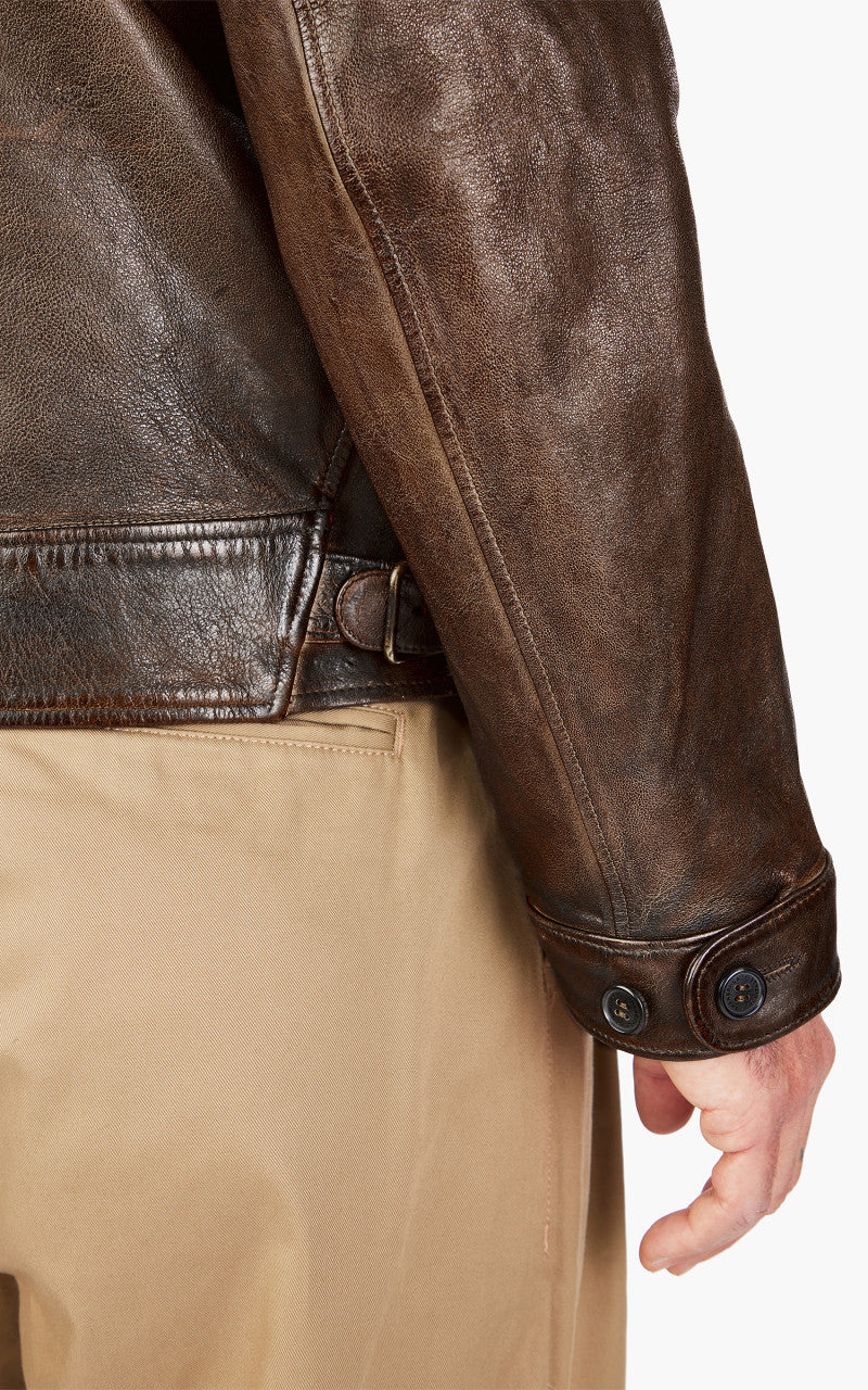 Shangri-La Heritage Cossack Leather Jacket Deserto