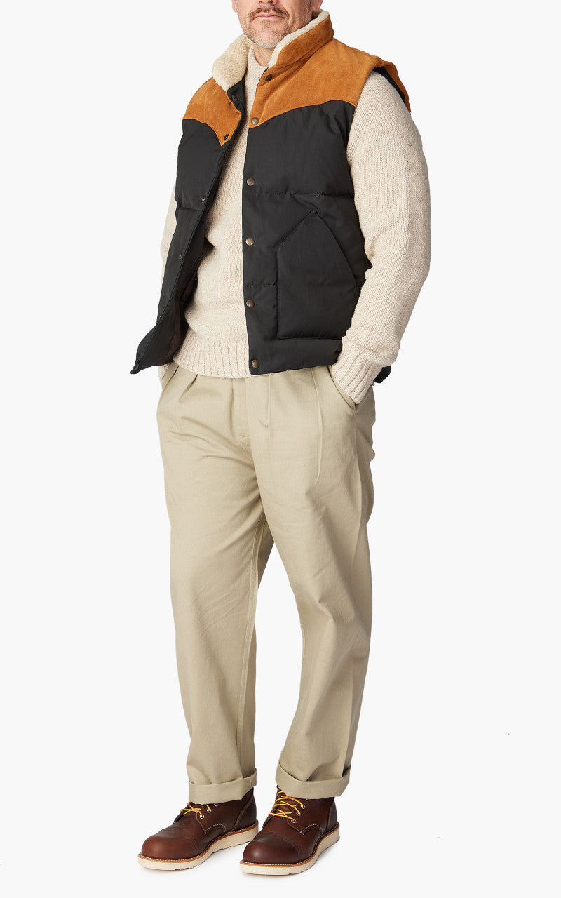 Shangri-La Heritage Bivacco Western Down Vest Black