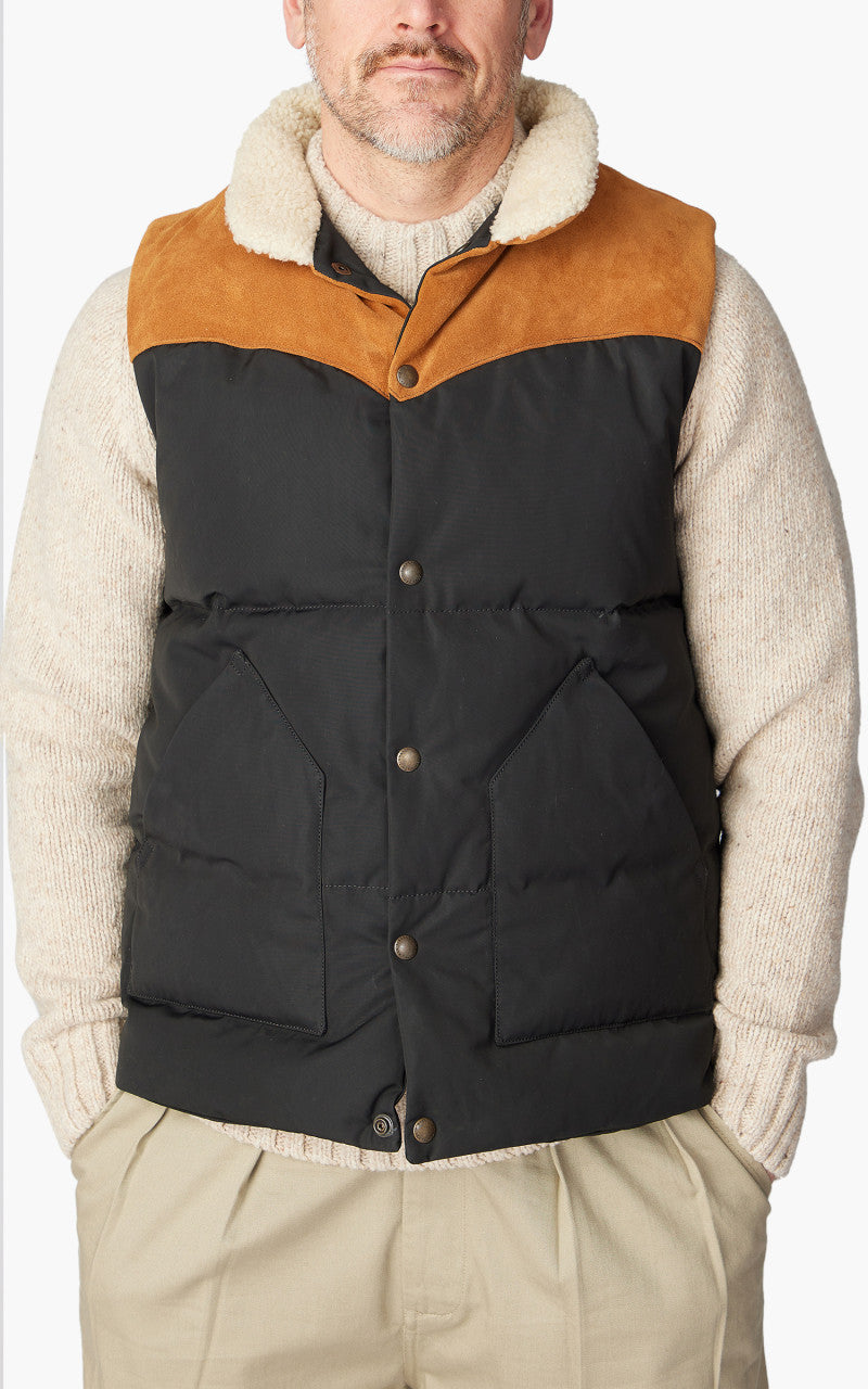 Shangri-La Heritage Bivacco Western Down Vest Black