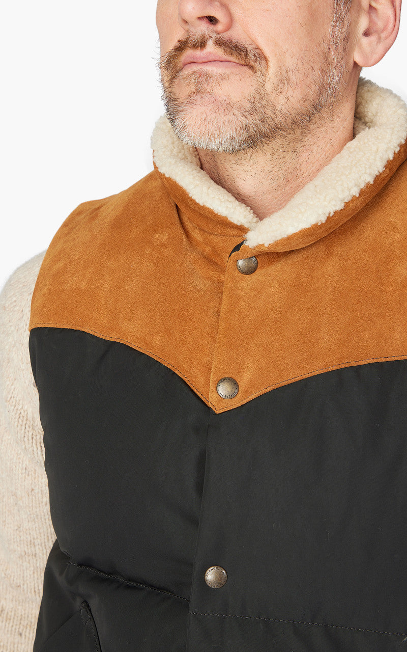 Shangri-La Heritage Bivacco Western Down Vest Black