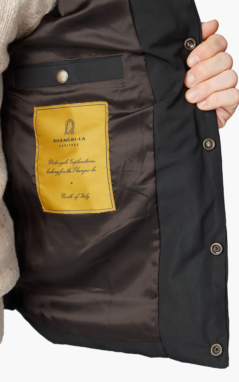 Shangri-La Heritage Bivacco Western Down Vest Black