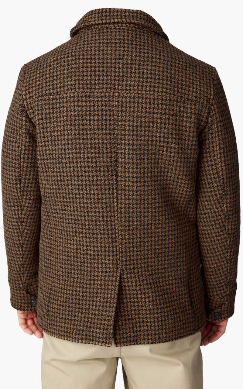 Shangri-La Heritage Enzo Wool Car Coat Pied de Poule