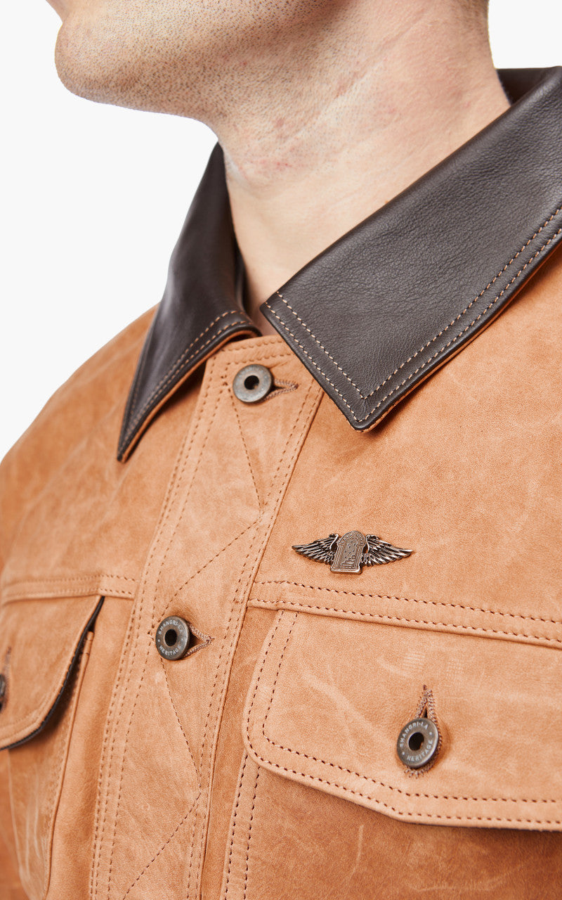 Shangri-La Heritage Terracotta Western Jacket Nubuck
