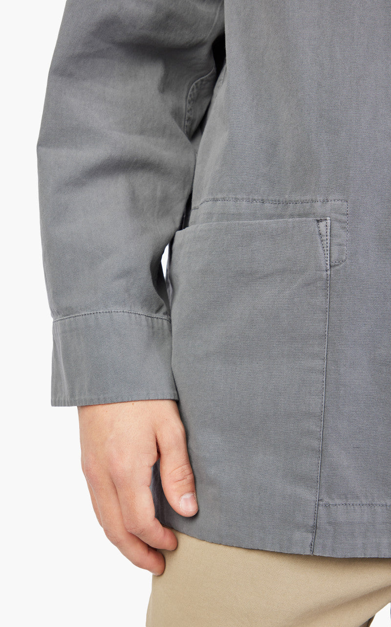 Snow Peak Natural-Dyed Recycled Cotton Parka Grey