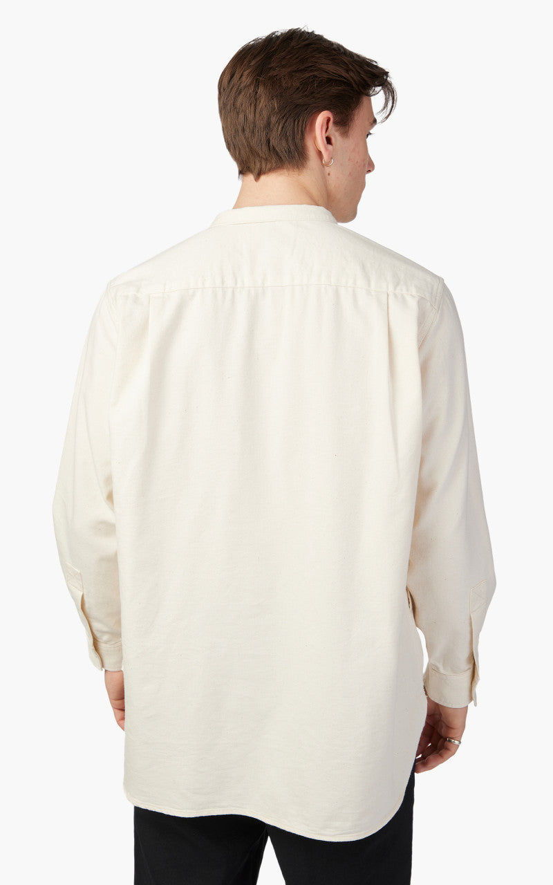 Snow Peak Takibi Light Denim Utility Pullover Ecru