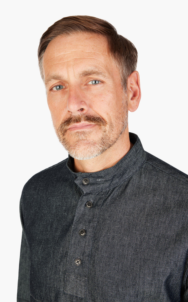 Snow Peak Takibi Light Denim Utility Pullover Indigo