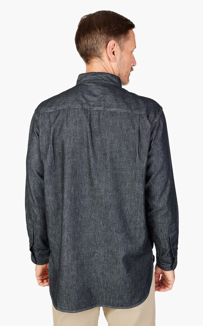 Snow Peak Takibi Light Denim Utility Pullover Indigo