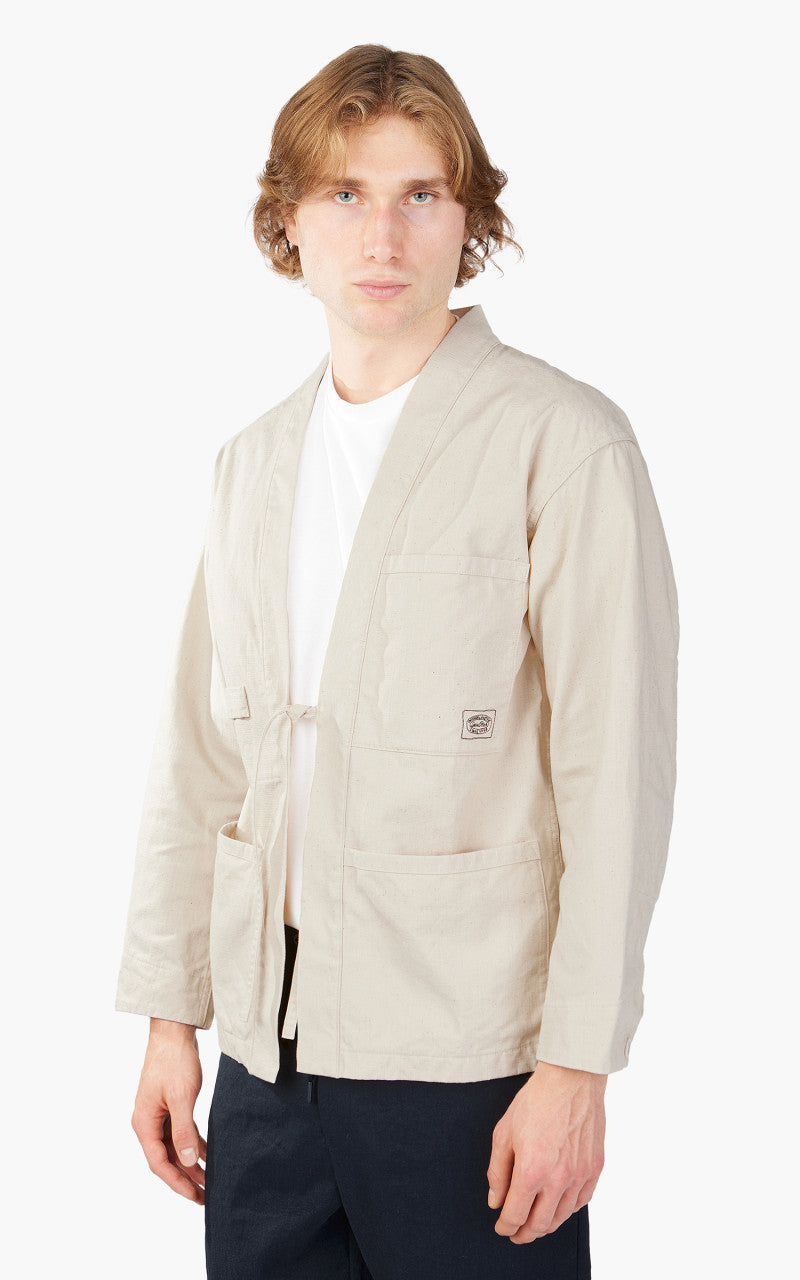 Snow Peak OG Canvas Noragi Jacket Ecru