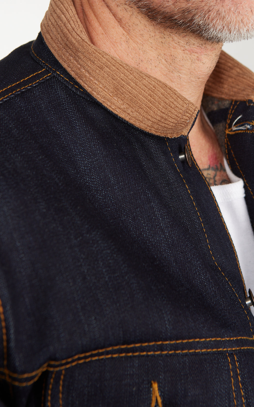 Sosobrothers Classic Selvedge Denim Jacket Blanked Lined Indigo 13.5oz