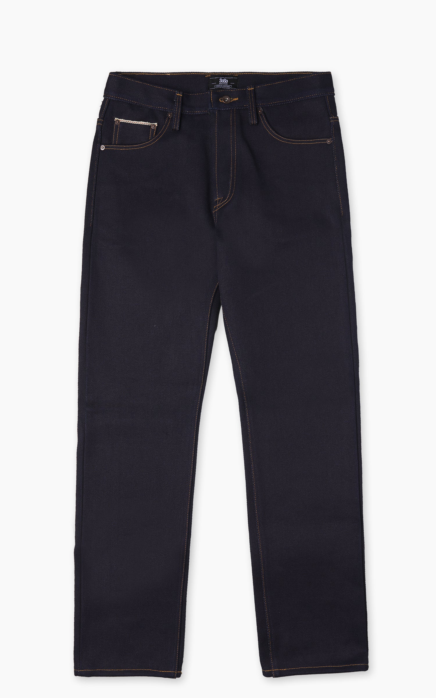 Samurai Jeans S5000BK II Zero Straight Fit Jeans Black 17oz
