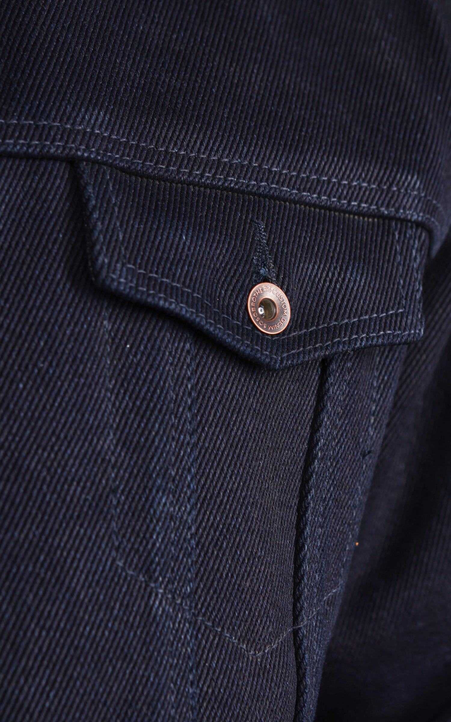 Sosobrothers Denim Jacket "TBOA" Heavyweight Selvedge Double Indigo 33oz