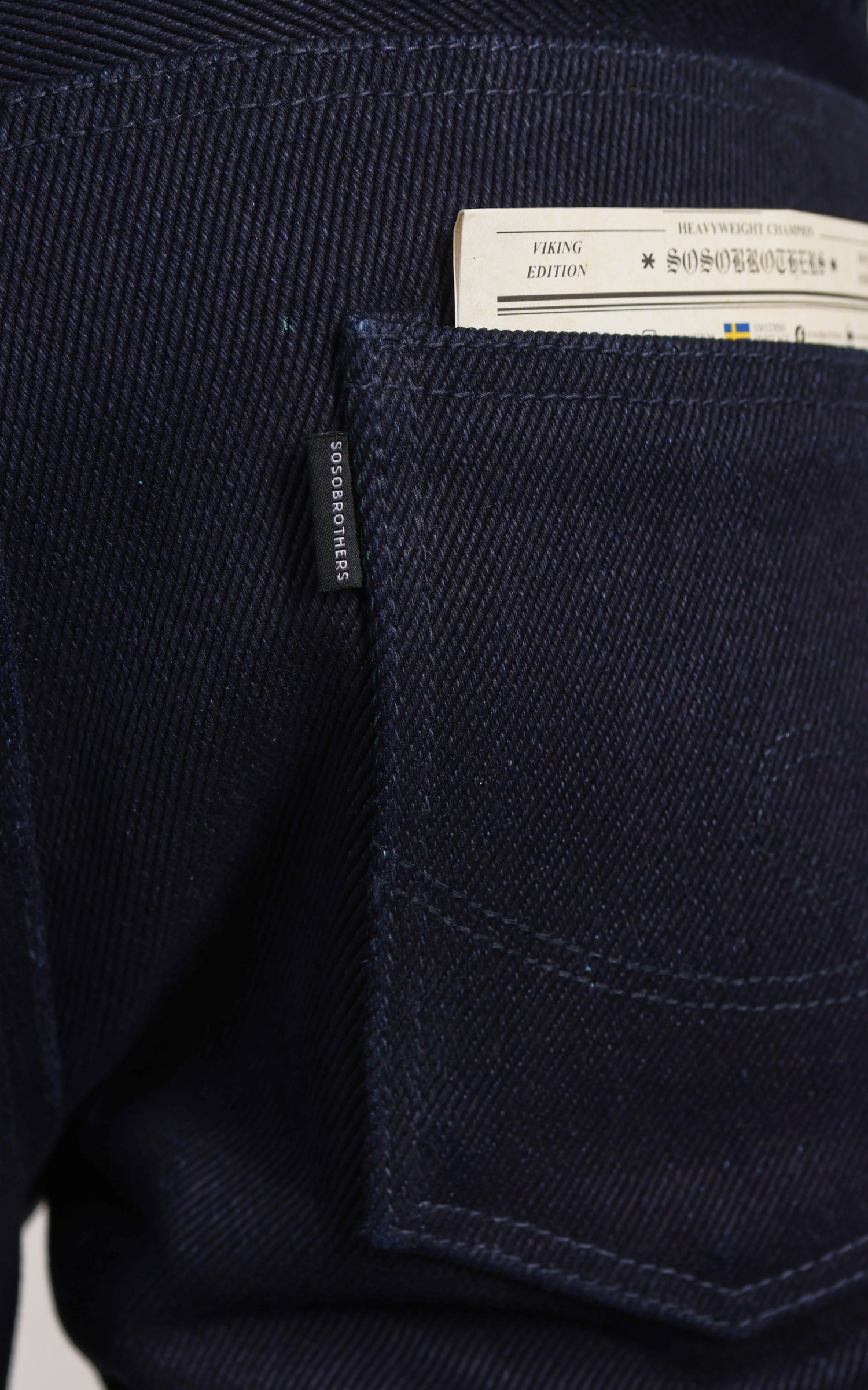 Sosobrothers Regular Jeans "TBOL" Heavyweight Selvedge Double Indigo 33oz