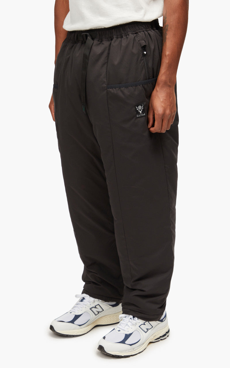 South2 West8 Insulator Belted Pant Poly Peach Skin Black