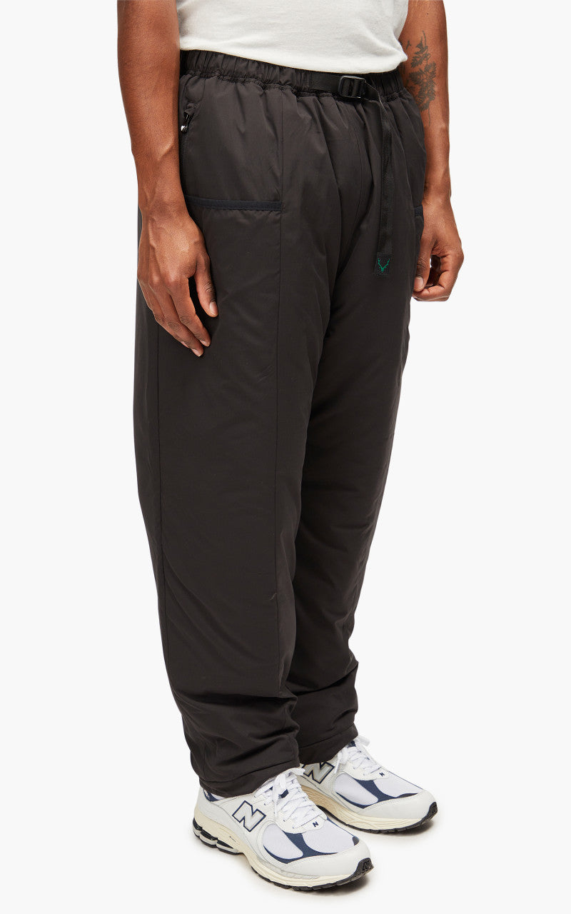 South2 West8 Insulator Belted Pant Poly Peach Skin Black