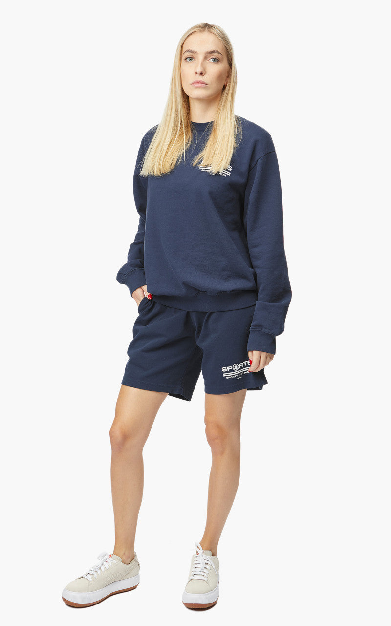 Sporty & Rich Sports Crewneck Navy