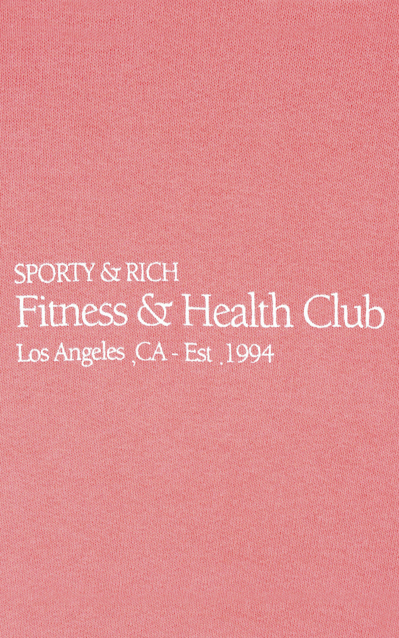 Sporty & Rich Fitness & Health Club Crewneck Strawberry