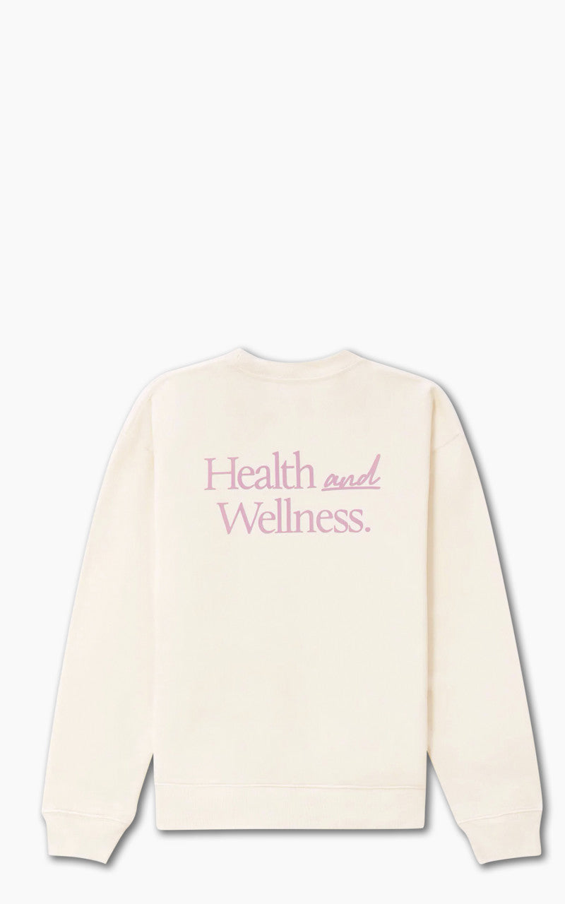 Sporty & Rich New Health Crewneck Cream