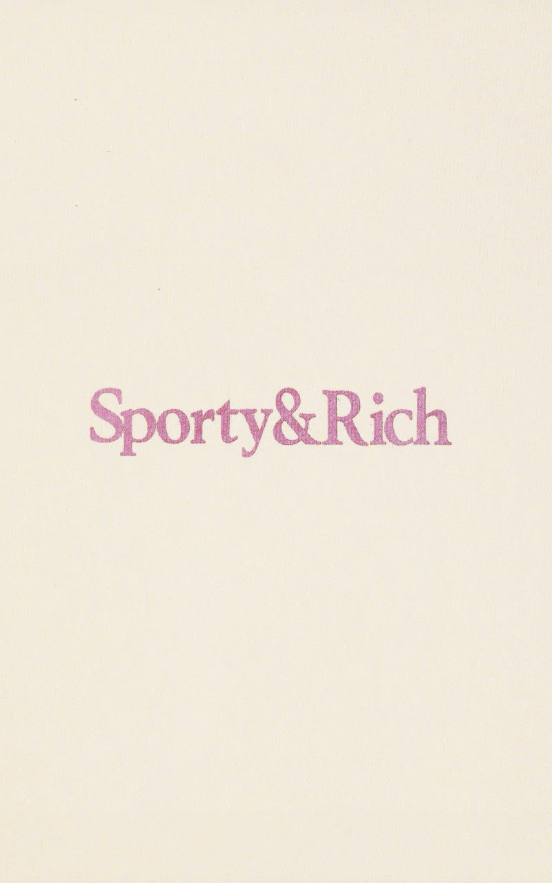 Sporty & Rich New Health Crewneck Cream