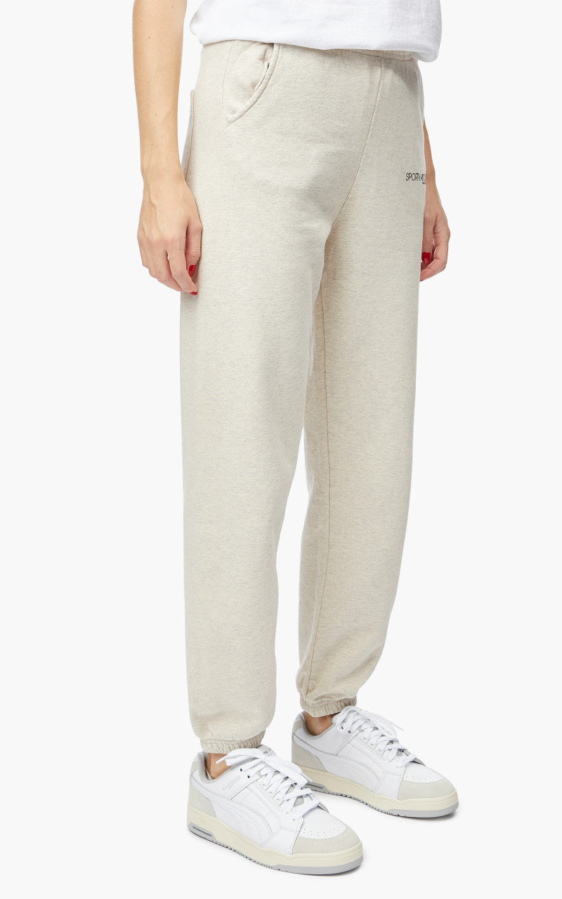 Sporty & Rich Disco Sweatpants Heather Oatmeal