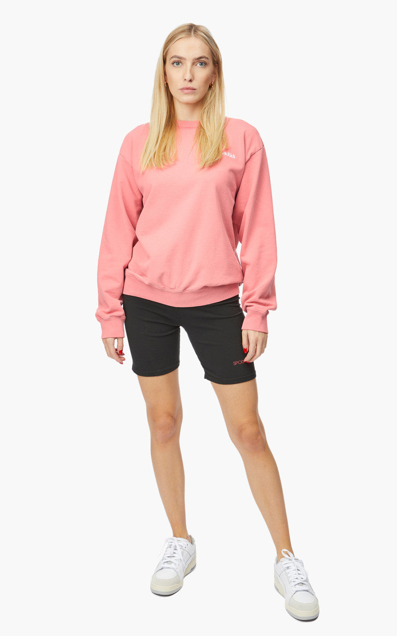 Sporty & Rich New Health Crewneck Flamingo
