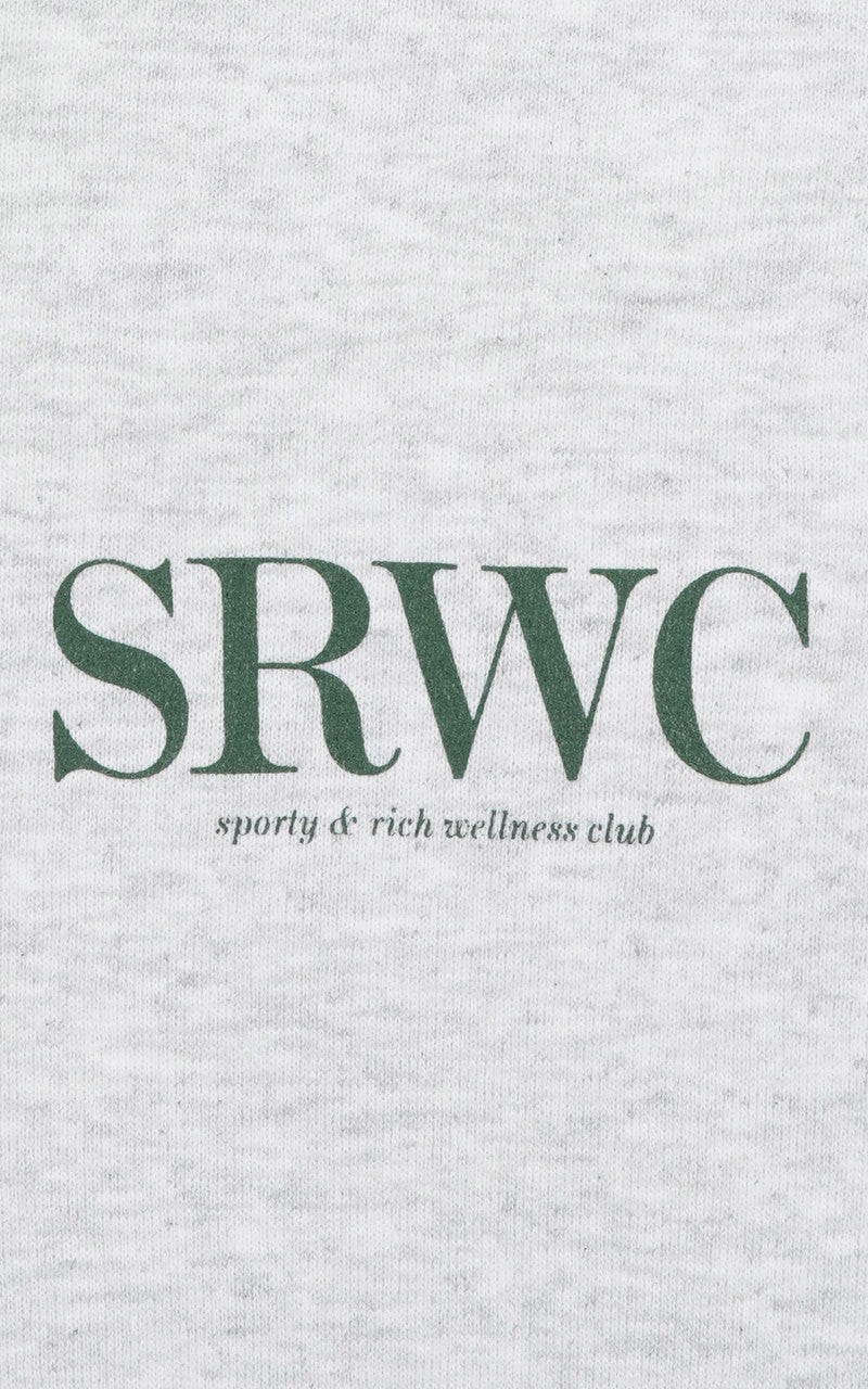 Sporty & Rich Upper East Side Quarter Zip Heather Gray