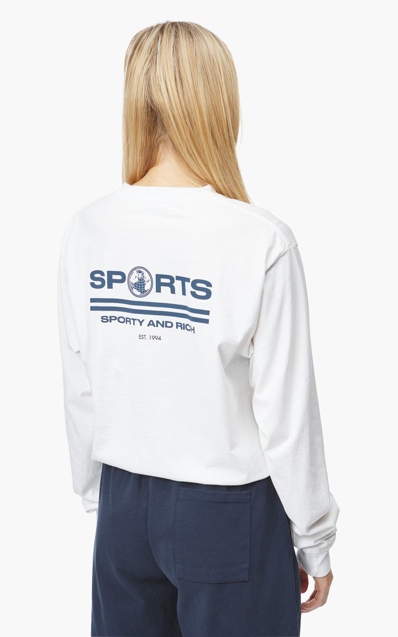 Sporty & Rich Sports Longsleeve White