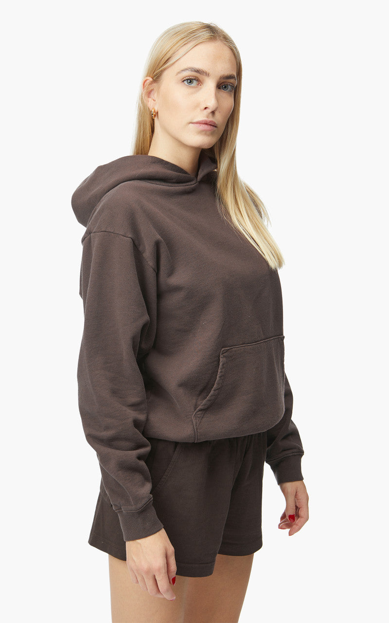 Sporty & Rich Wellness Studio Hoodie Chocolate