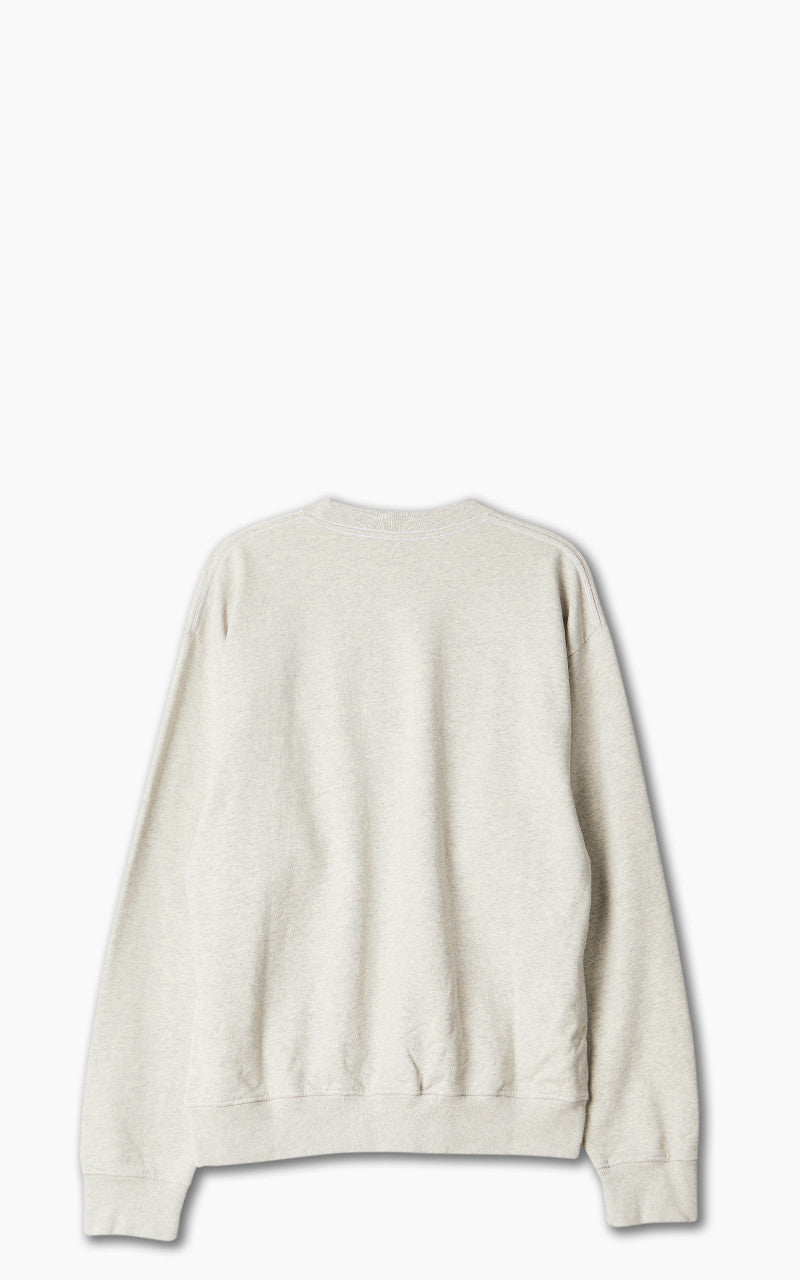 Sporty & Rich 94 Track & Field Flocked Crewneck Heather Oatmeal