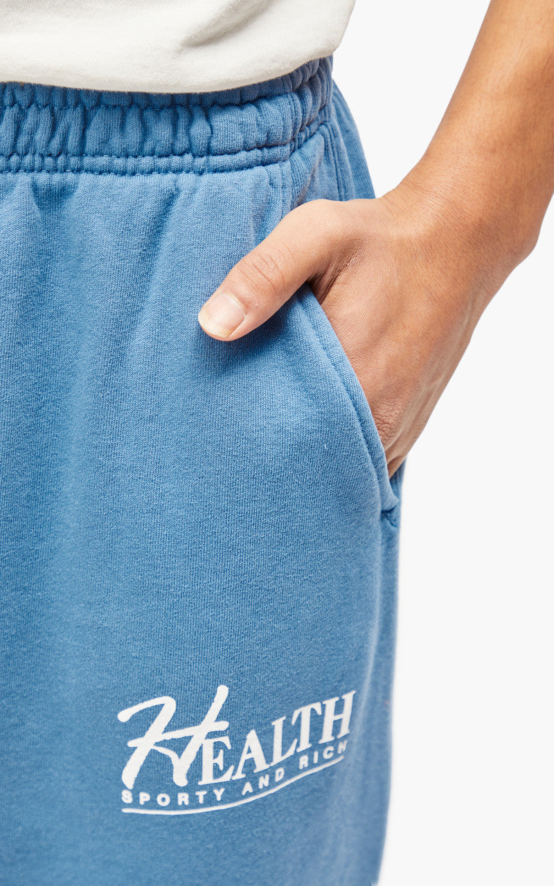 Sporty & Rich Big H Sweatpant Steel Blue