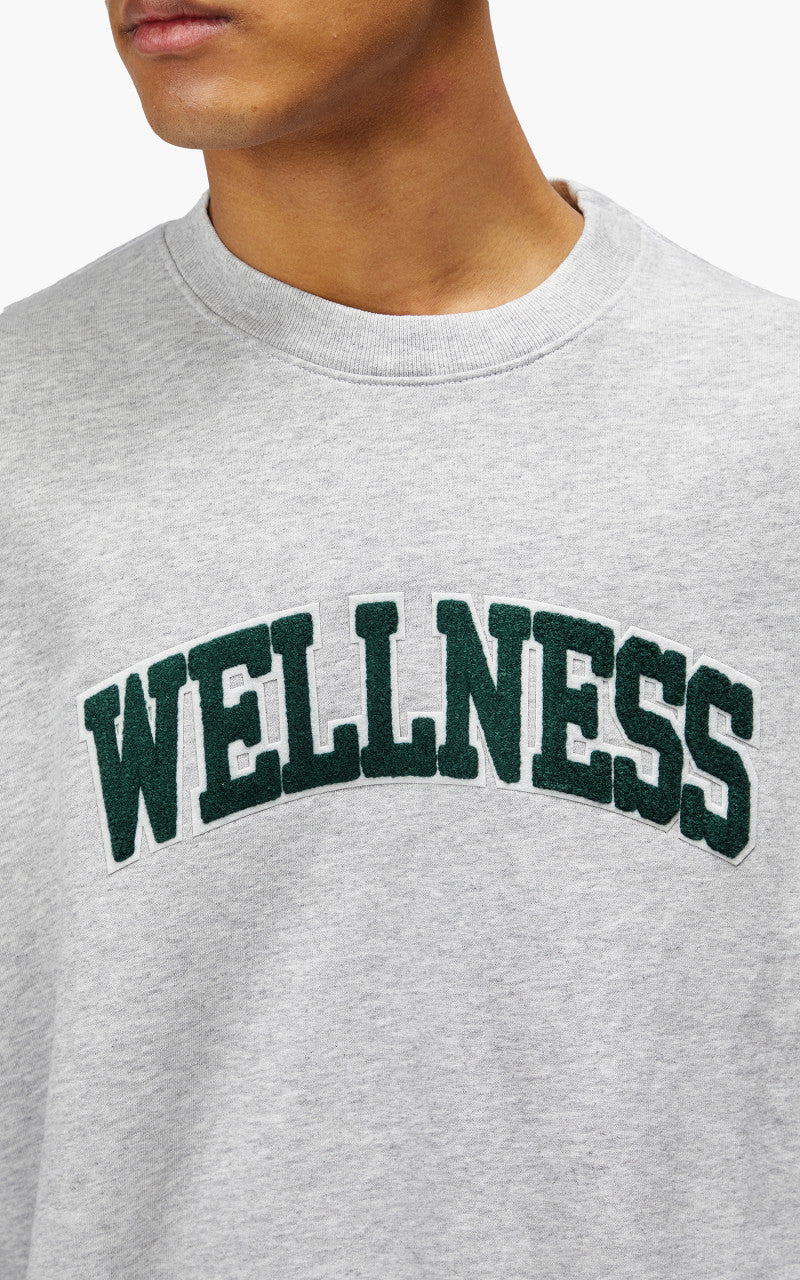 Sporty & Rich Wellness Boucle Crewneck Heather Grey