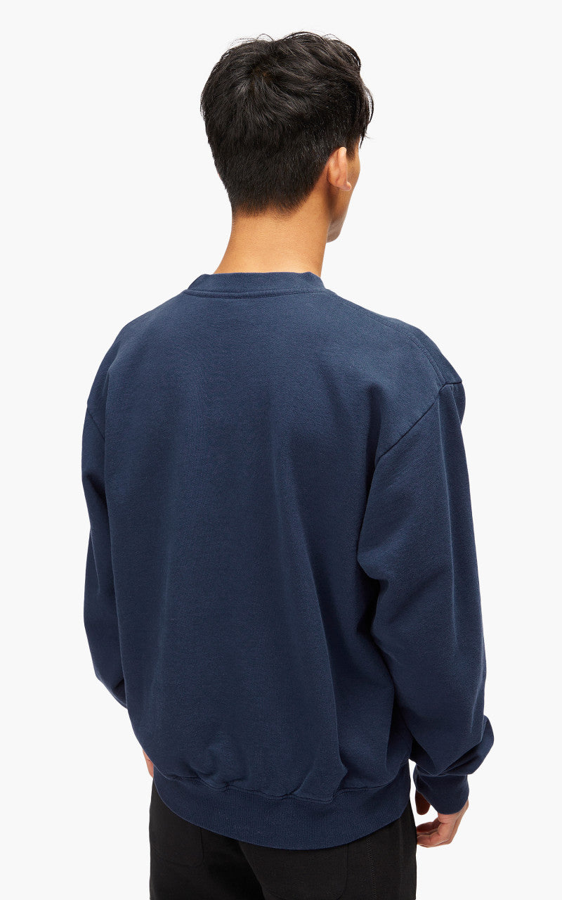 Sporty & Rich SR Running Club Crewneck Navy