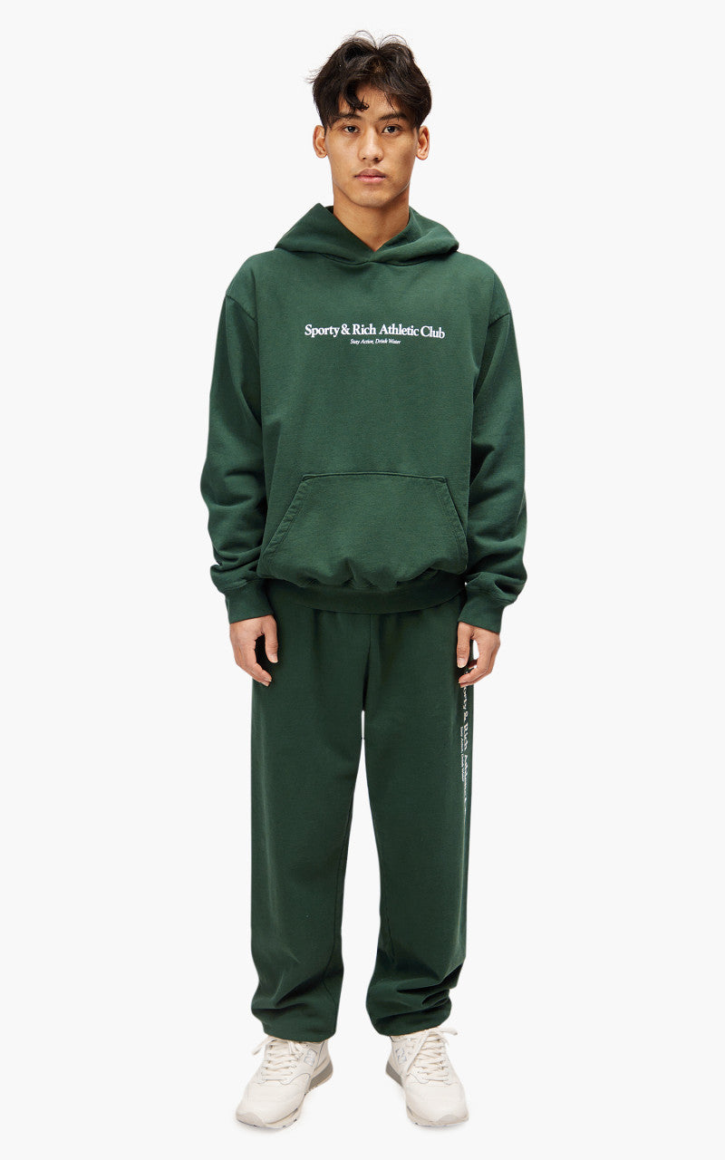 Sporty & Rich Athletic Club Hoodie Forest