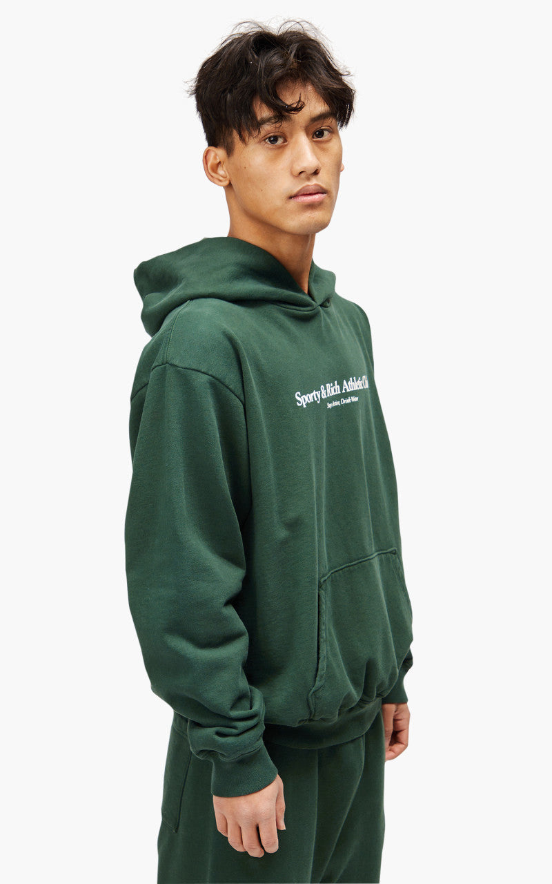 Sporty & Rich Athletic Club Hoodie Forest