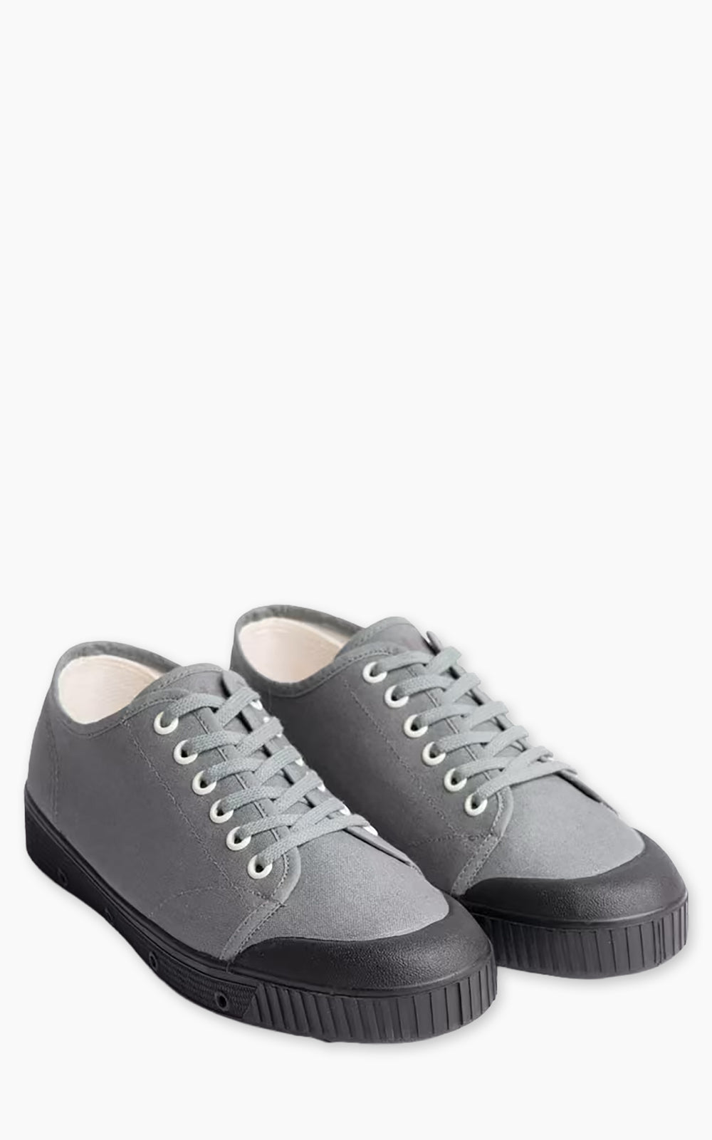 Spring Court G2 Mixed Canvas Sneaker Black Sole Bluestone