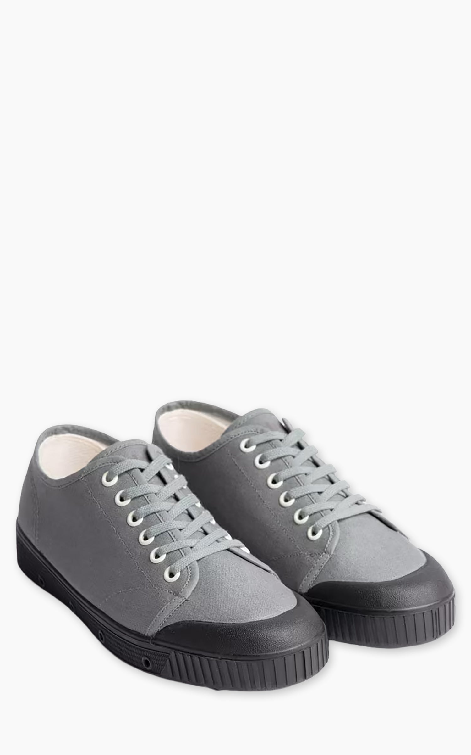 Spring Court G2 Mixed Canvas Sneaker Black Sole Bluestone