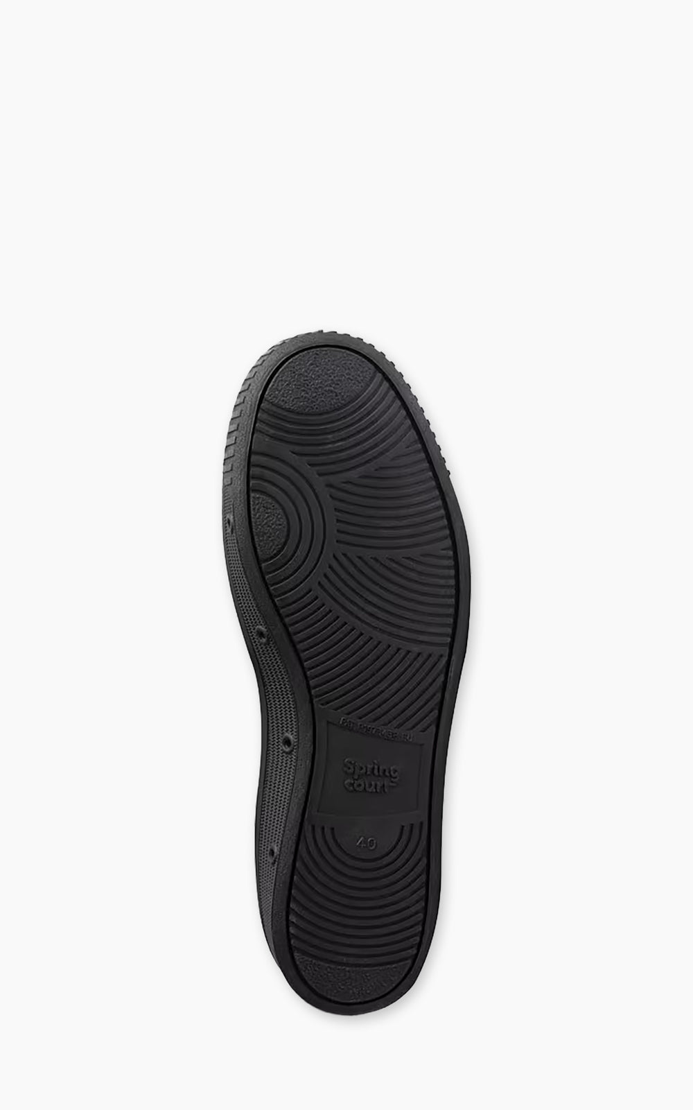 Spring Court G2 Mixed Canvas Sneaker Black Sole Sage