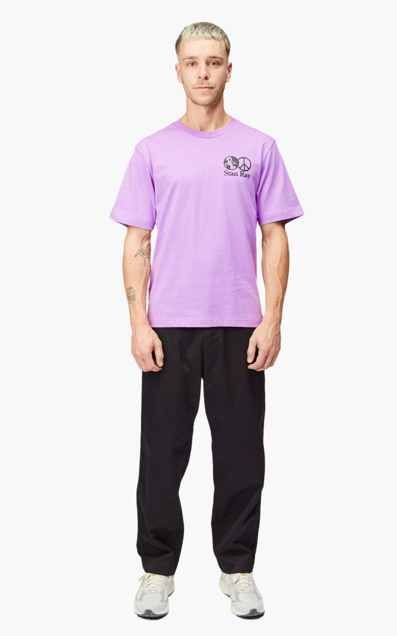 Stan Ray World Peace Short Sleeve T-Shirt Mauve