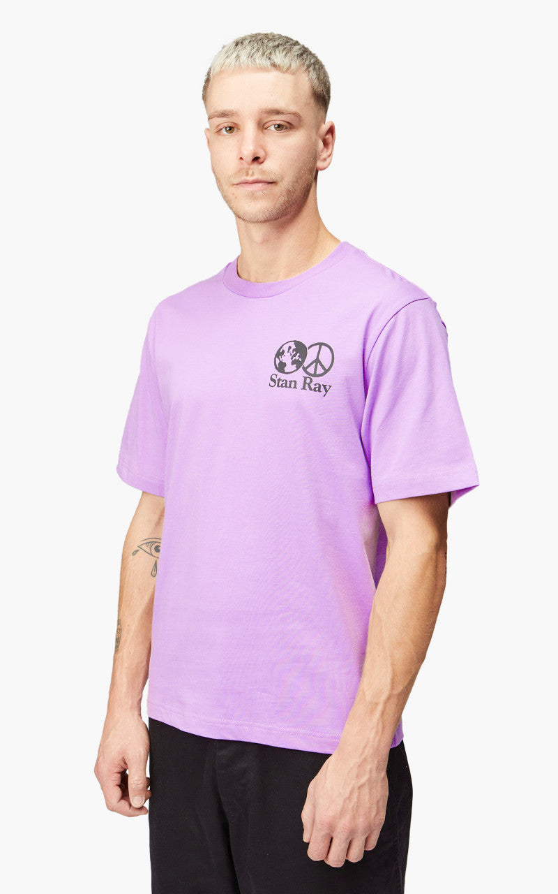Stan Ray World Peace Short Sleeve T-Shirt Mauve