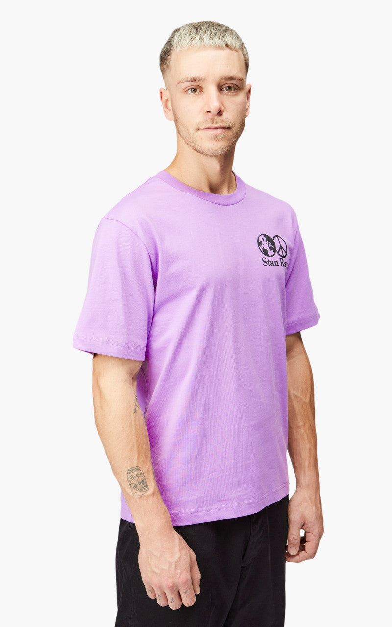 Stan Ray World Peace Short Sleeve T-Shirt Mauve
